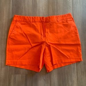 Michael Kors Hot Tru Orange 4” Shorts Size 10